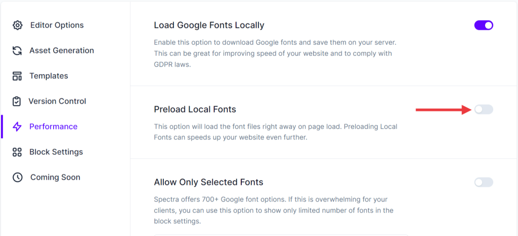 How to pre-load the Google Fonts?

