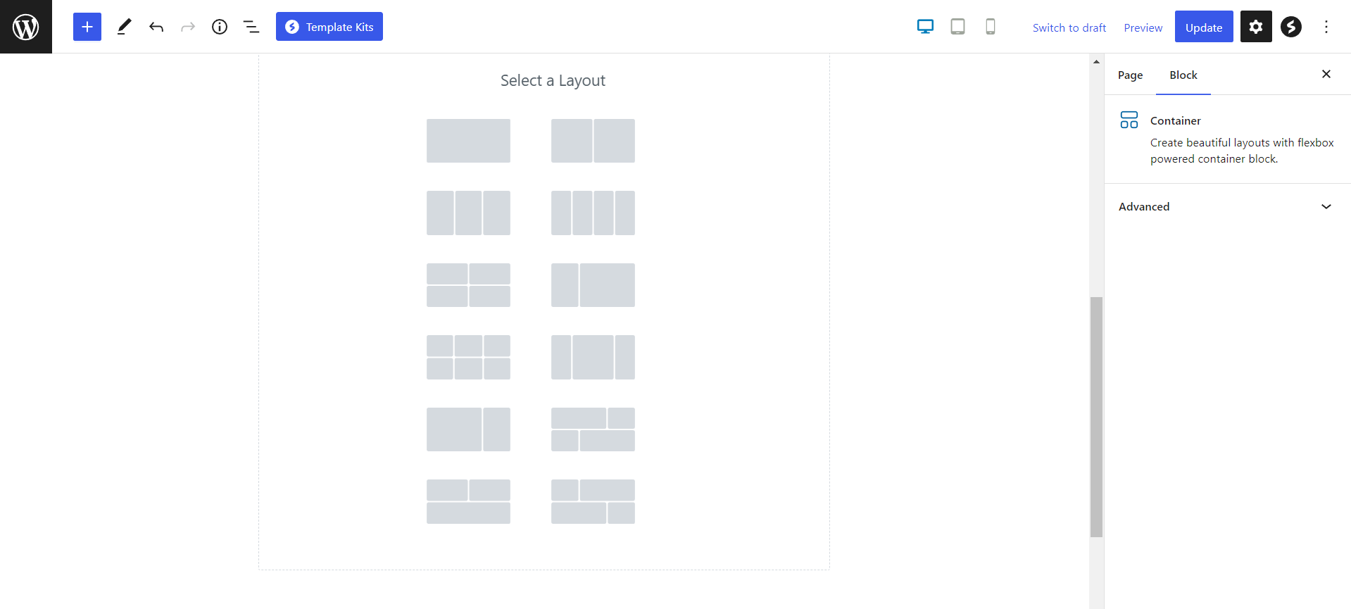 Container block