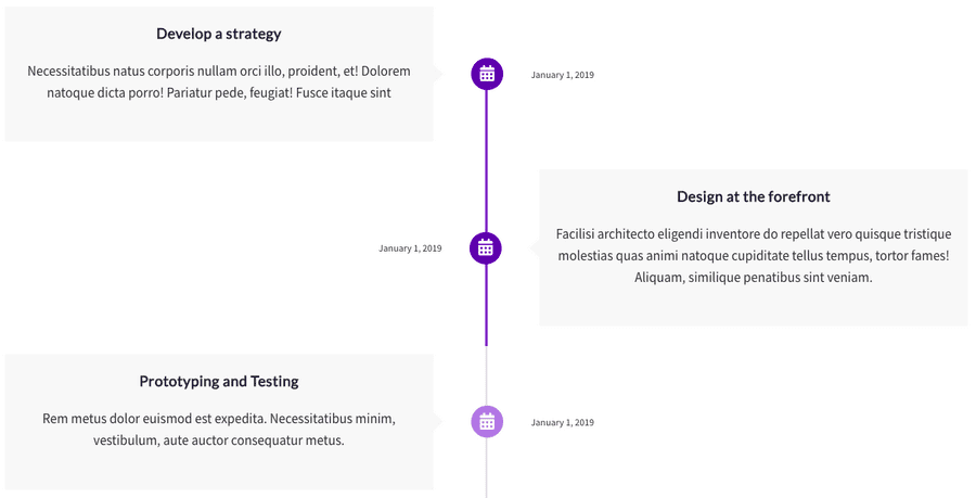 Content Timeline block