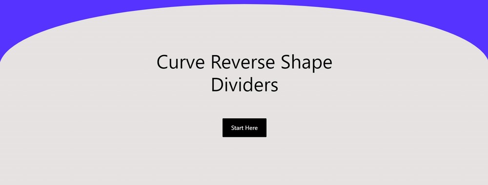 Curve Reverse shape dividers