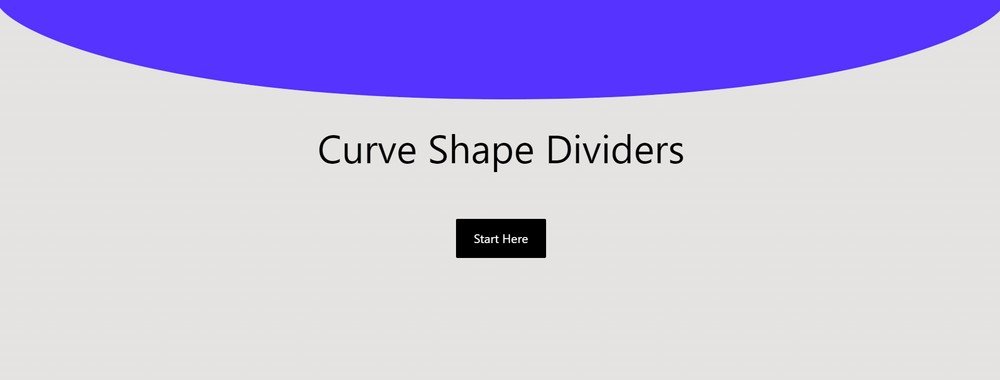 Curve shape dividers