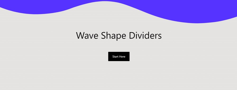 Wave shape dividers