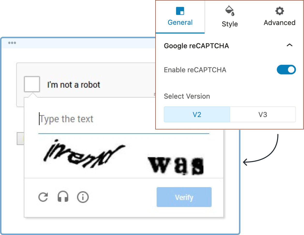 Supports Google Recaptcha v2 & v3!