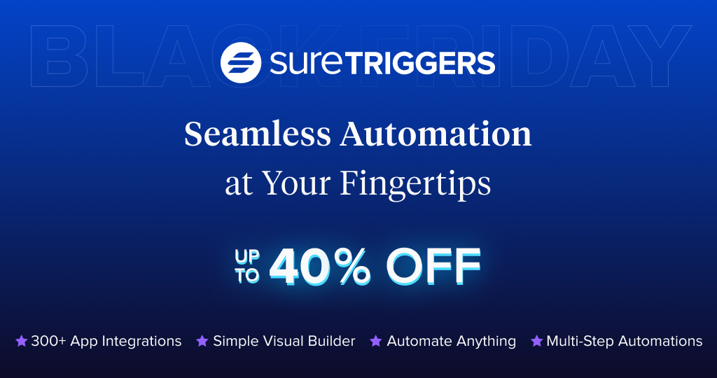 SureTriggers - WordPress Black Friday Deals