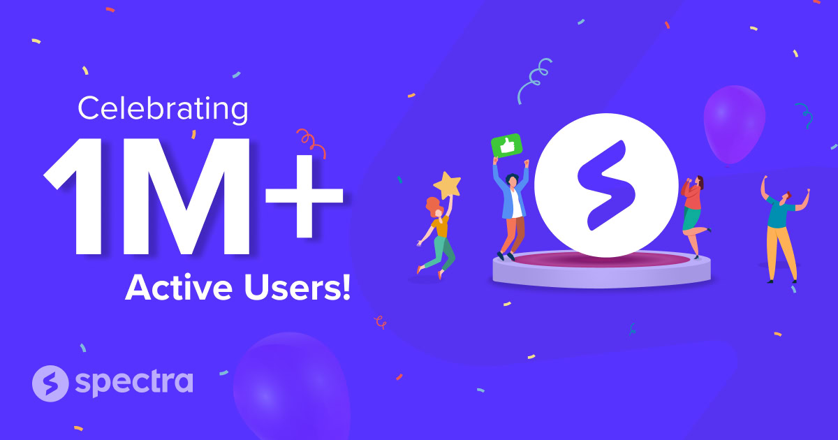 The Spectra Website Builder Surpasses 1 Million Active Users!