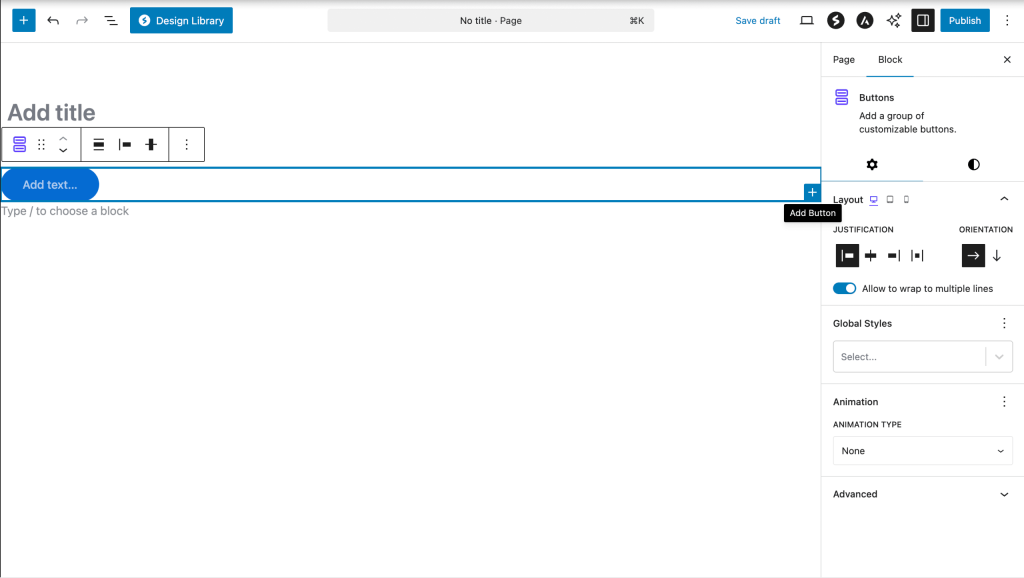 Adding individual button