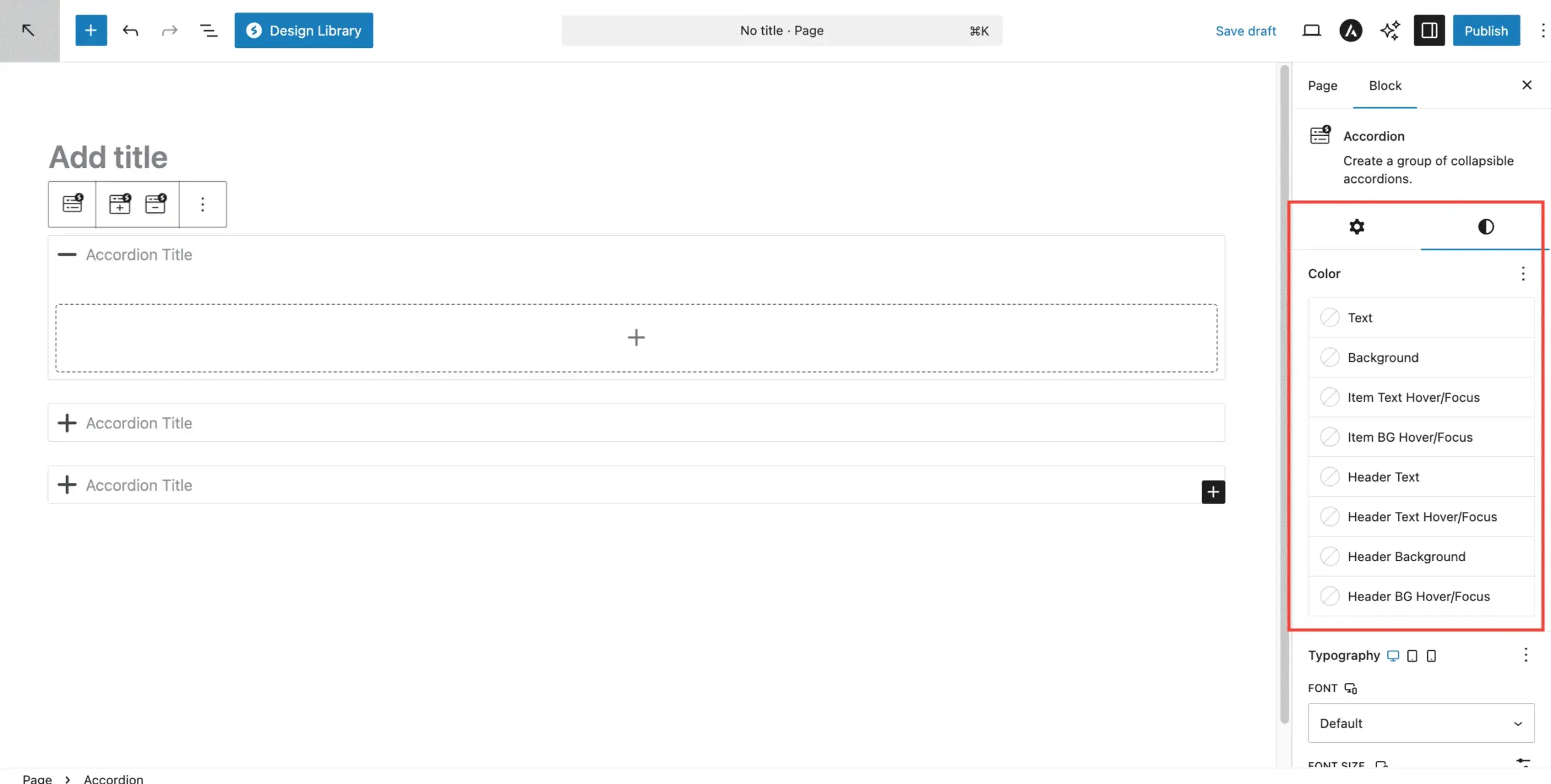 Accordion Block Style Settings Scaled