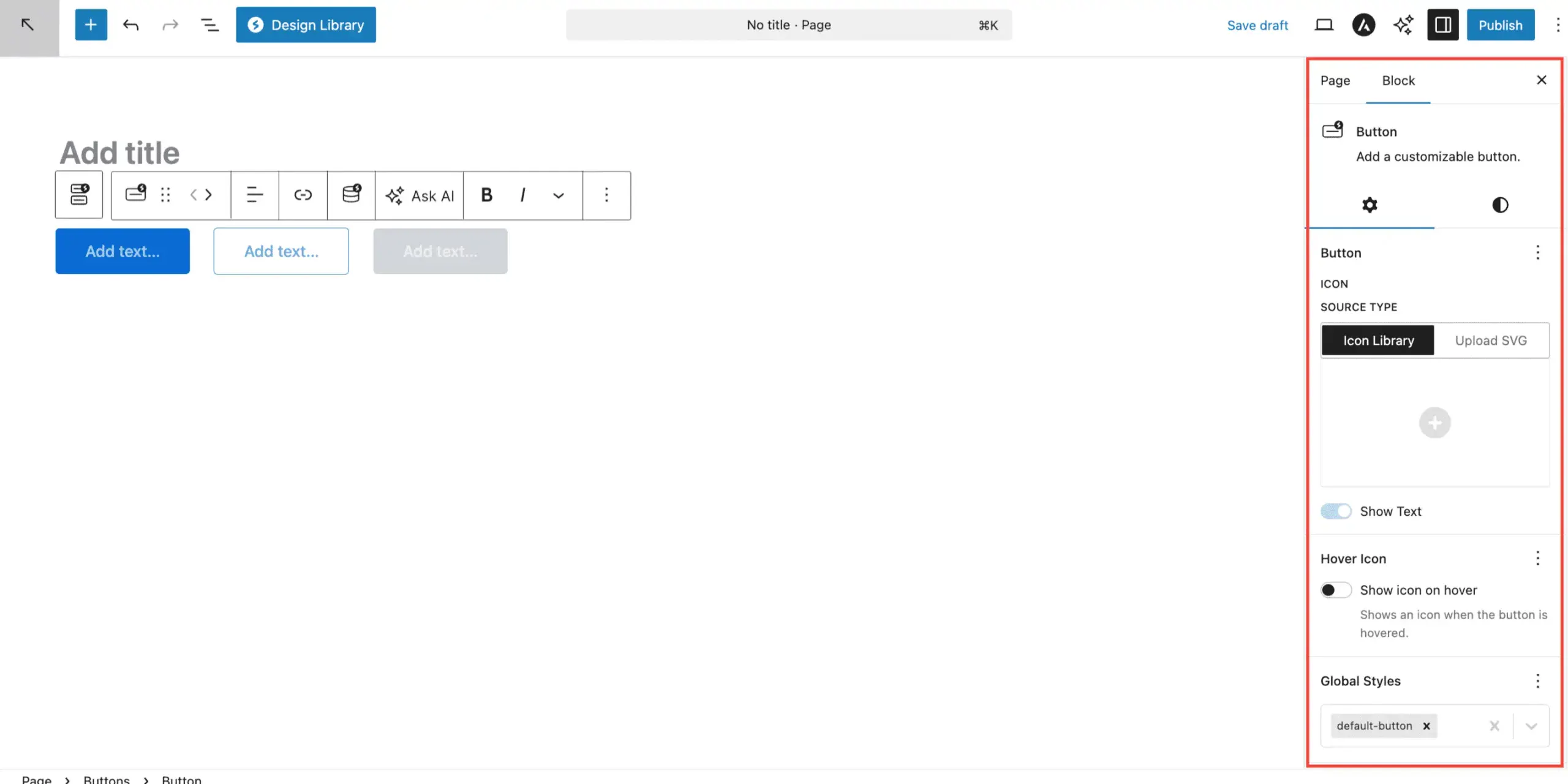 Individual Button Block Styling Options Scaled