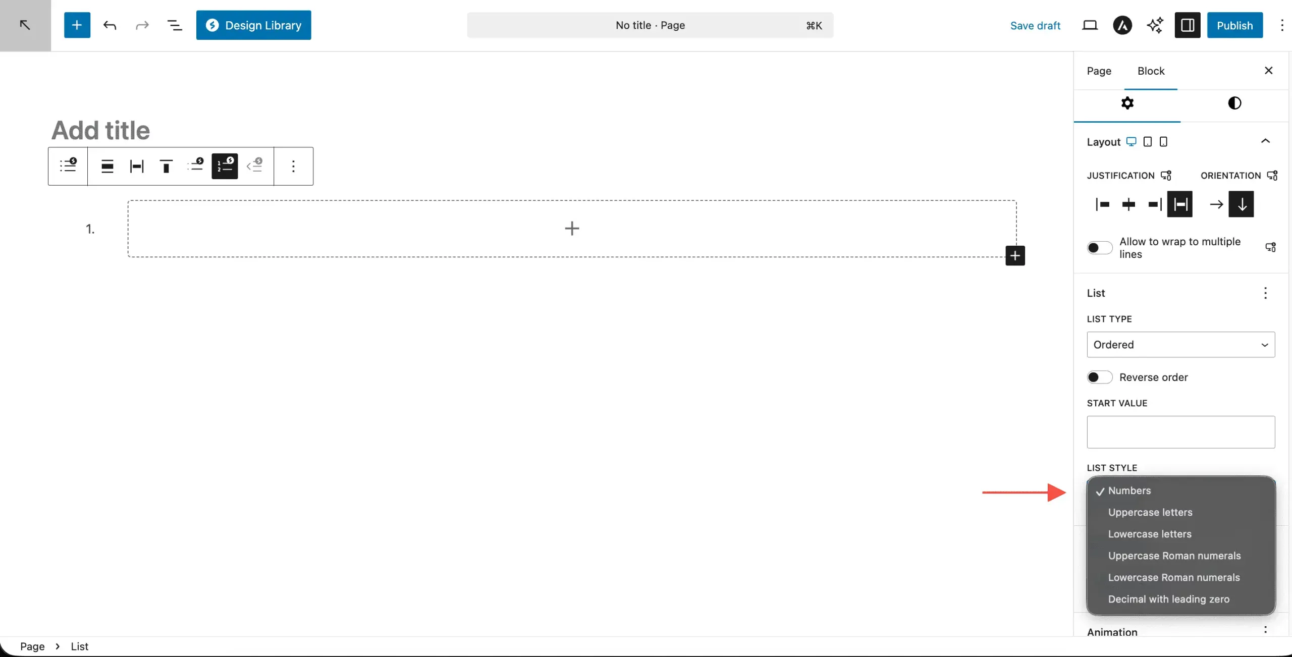 List Block Nested Lists Scaled