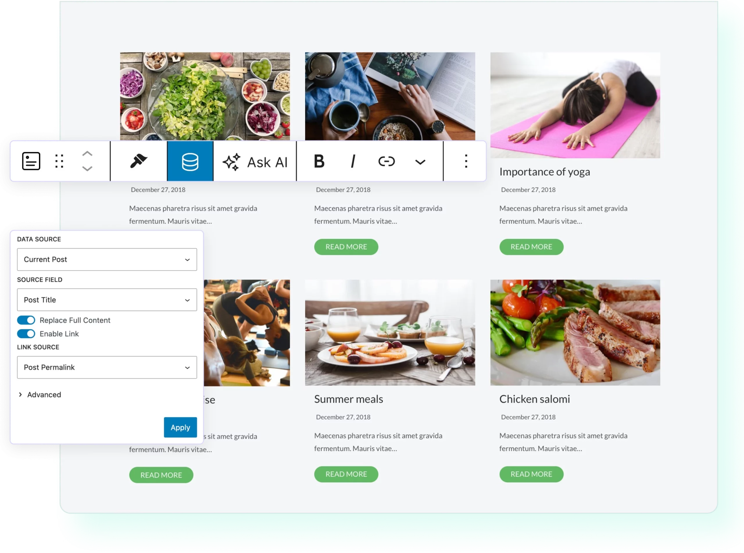 V3 Dynamic Content Elements